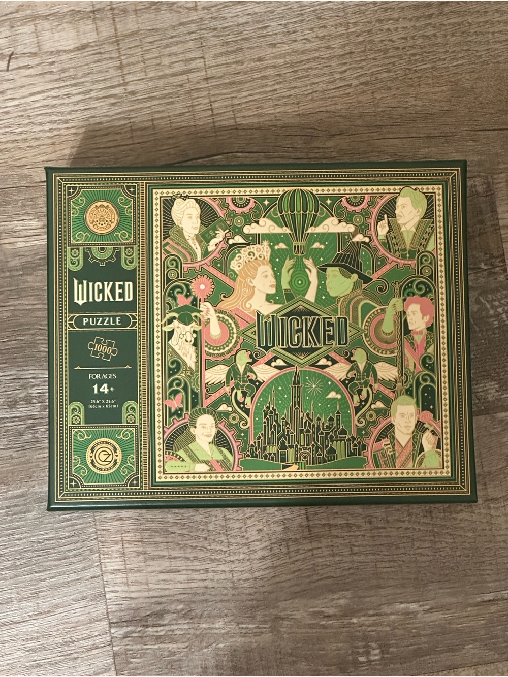 Theory Wicked Jigsaw Puzzle - Green and Gold Box